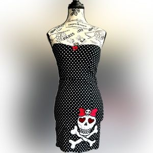 Too Fast strapless stretchy dress